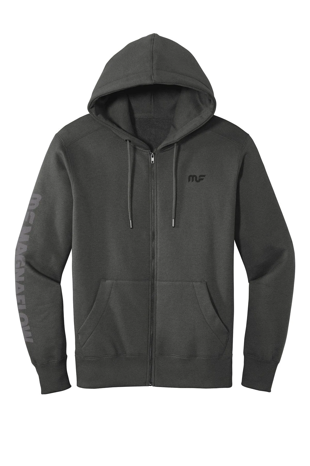 MagnaFlow Gravel Gray Men's Zip-Up Hoodie