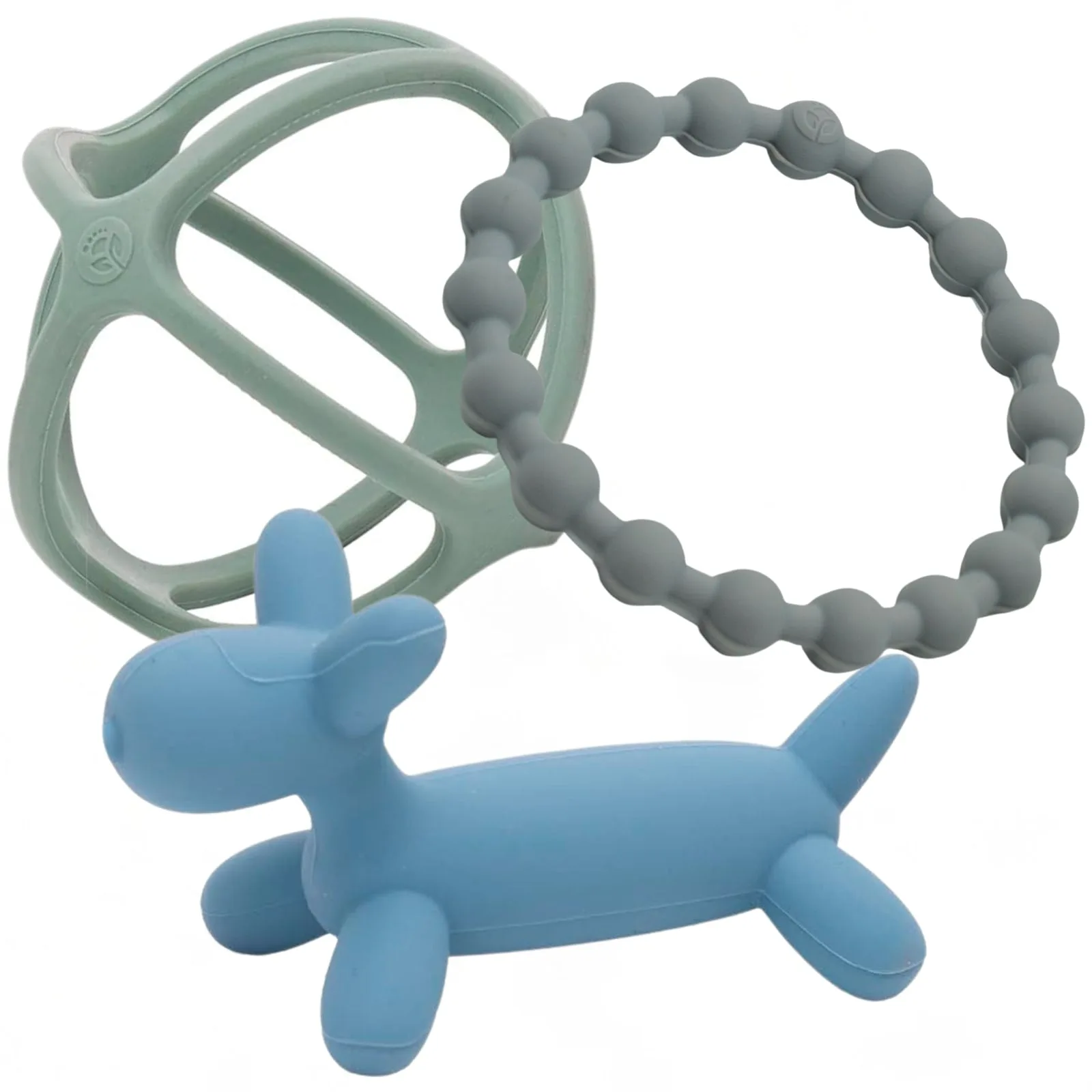 Set de hochet de dentition en silicone pour bébés