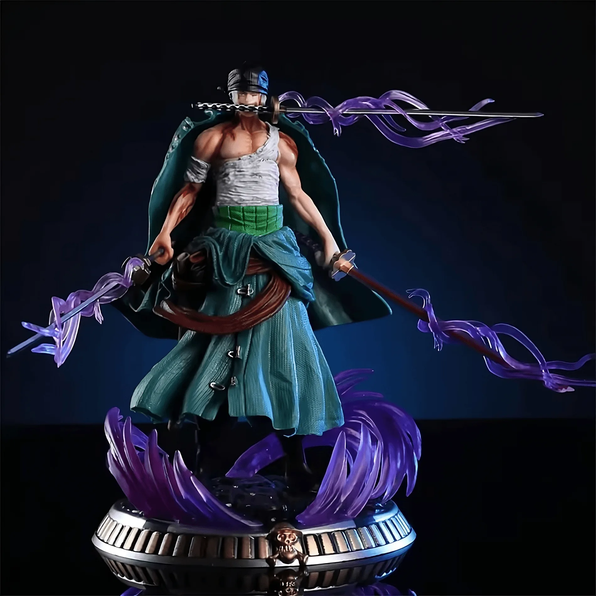 Roronoa Zoro One Piece Anime Figur – 21cm GK Samlerfigur (2 varianter)