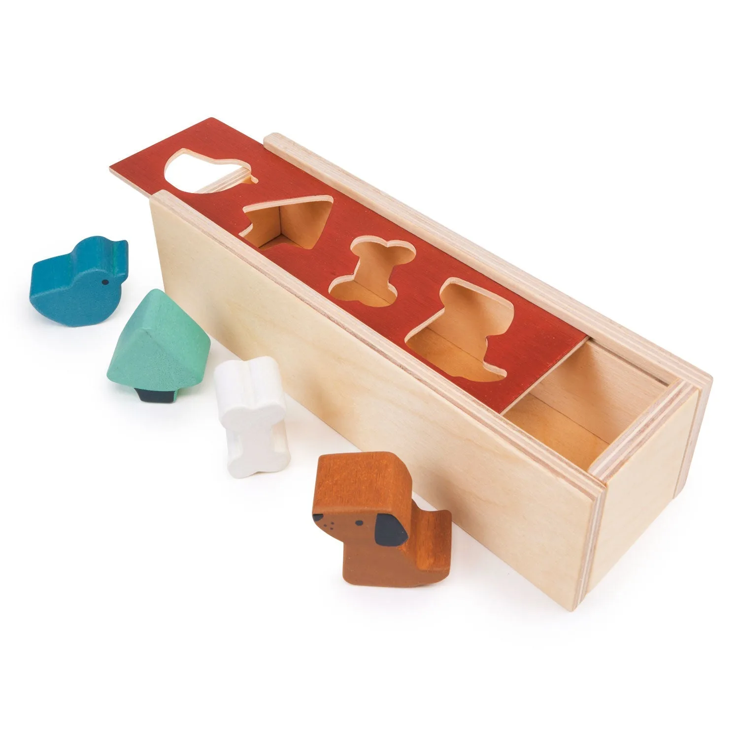 Holz-Tierformen Sortierbox