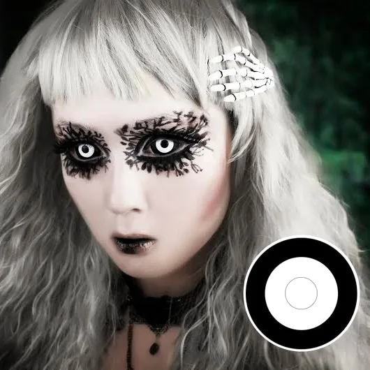 كيفية وضع عدسات Sclera Dark Dracul 22mm بأمان