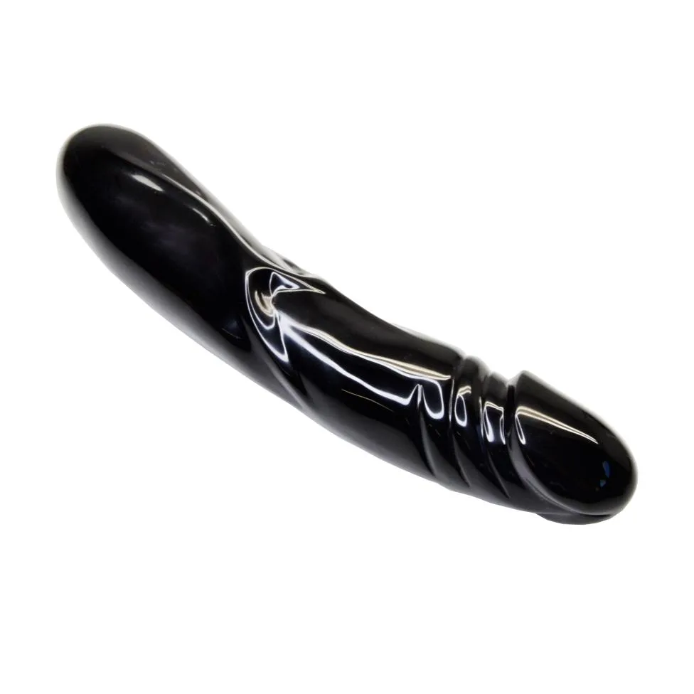 Obsidian Stratum Yoni Wand