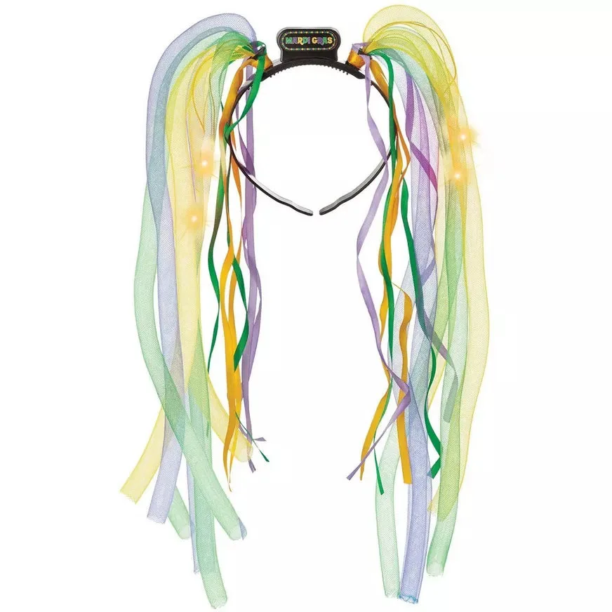 Mardi Gras LED-Stirnbänder stylen für Partys