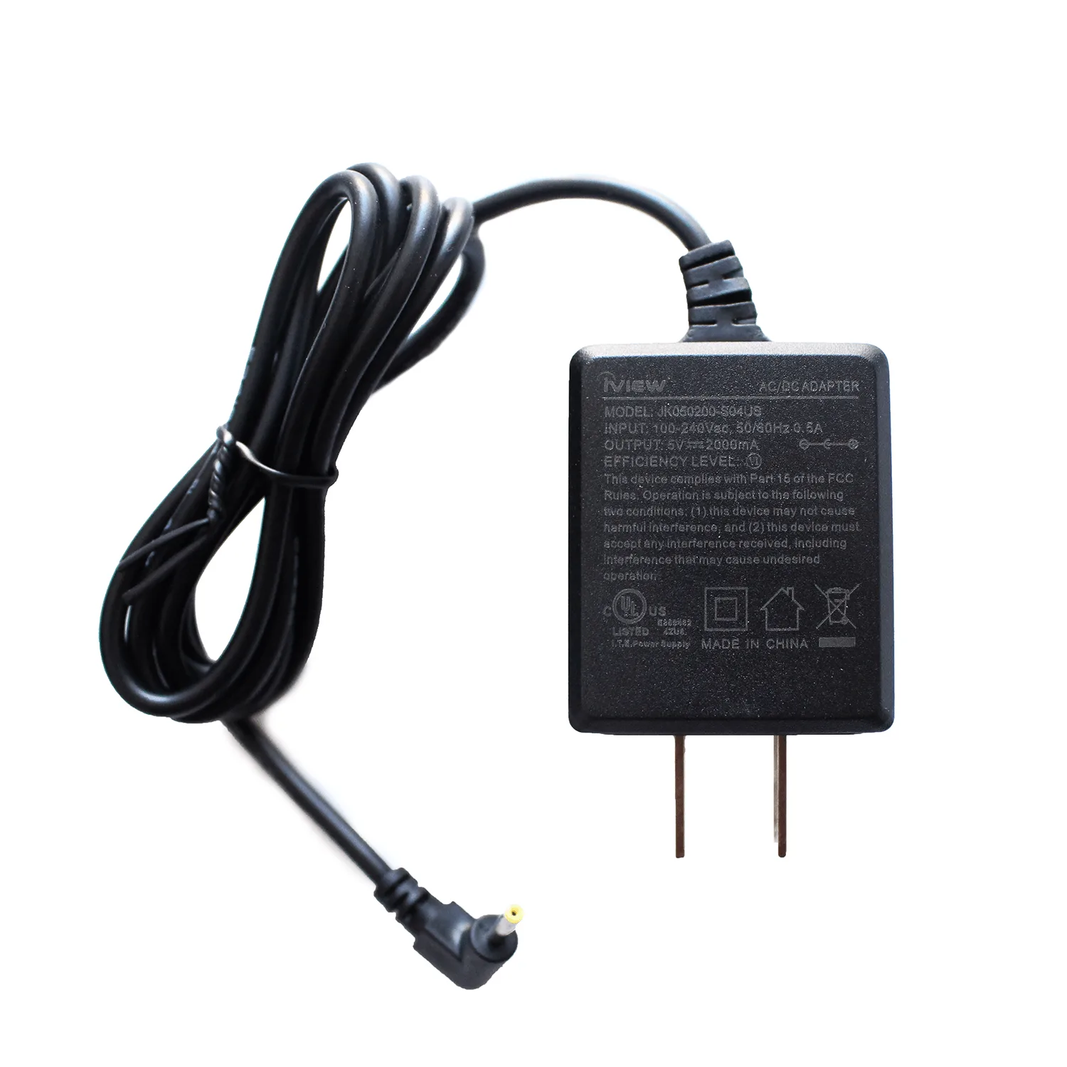 930TPC / 1060TPC / 1066TPC / 1070TPC / 1070TPCII / 1170TPC / i1040QW / Magnus / Magnus Plus / Magnus II (Windows 10) Charger - Affordable 100 - 240VAC, 50/60Hz 0.5A Input, 5V / 2000mA, UL Certified Re