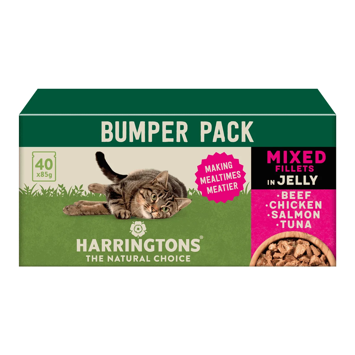 Complete Grain-Free Adult Mixed Selection in Jelly Wet Cat Food Bumper Pack 40x85g