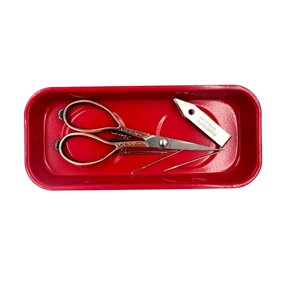 How to Use a Magnet Tray for Needlepoint Organization