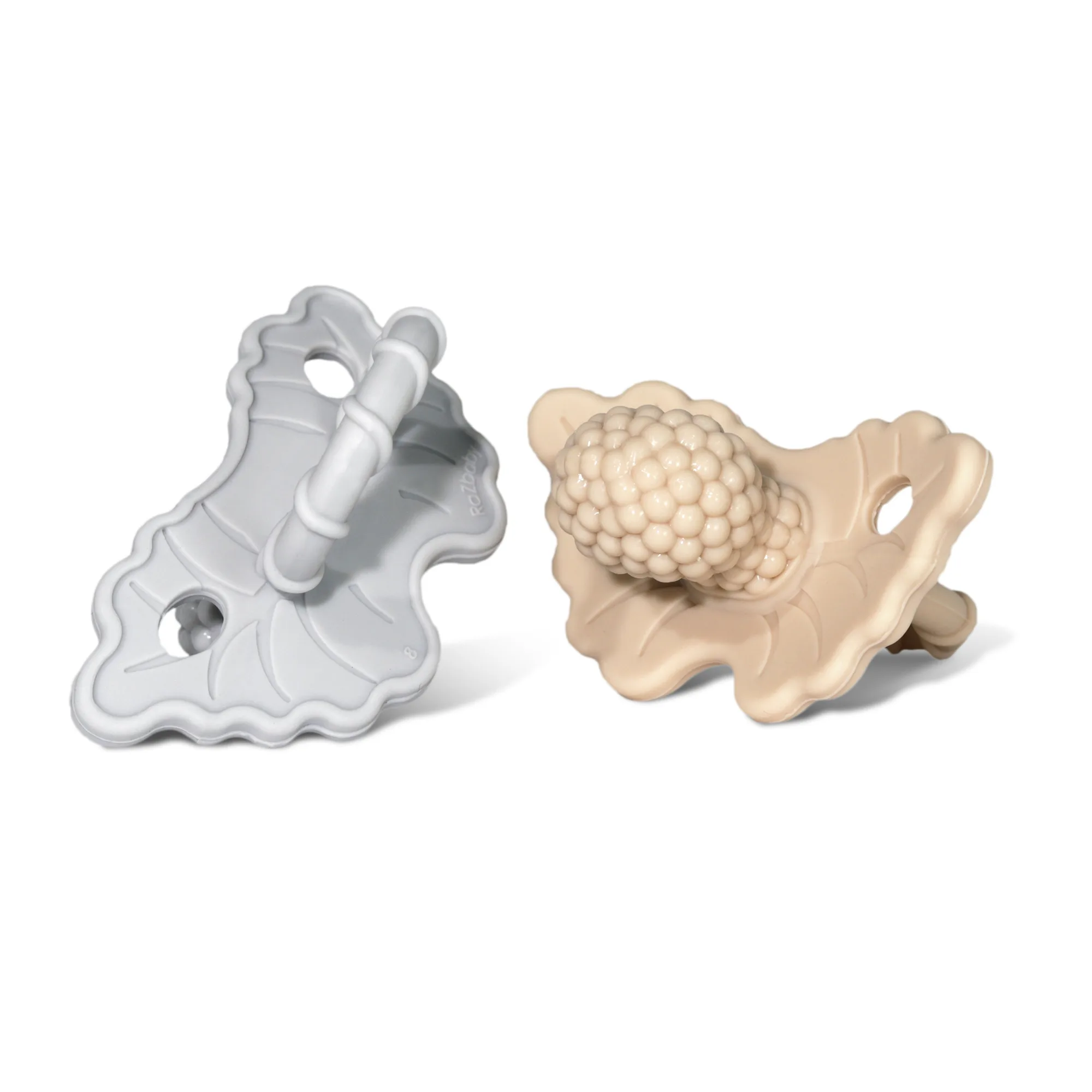 RaZberry Teether 2PK - Tan & Grey