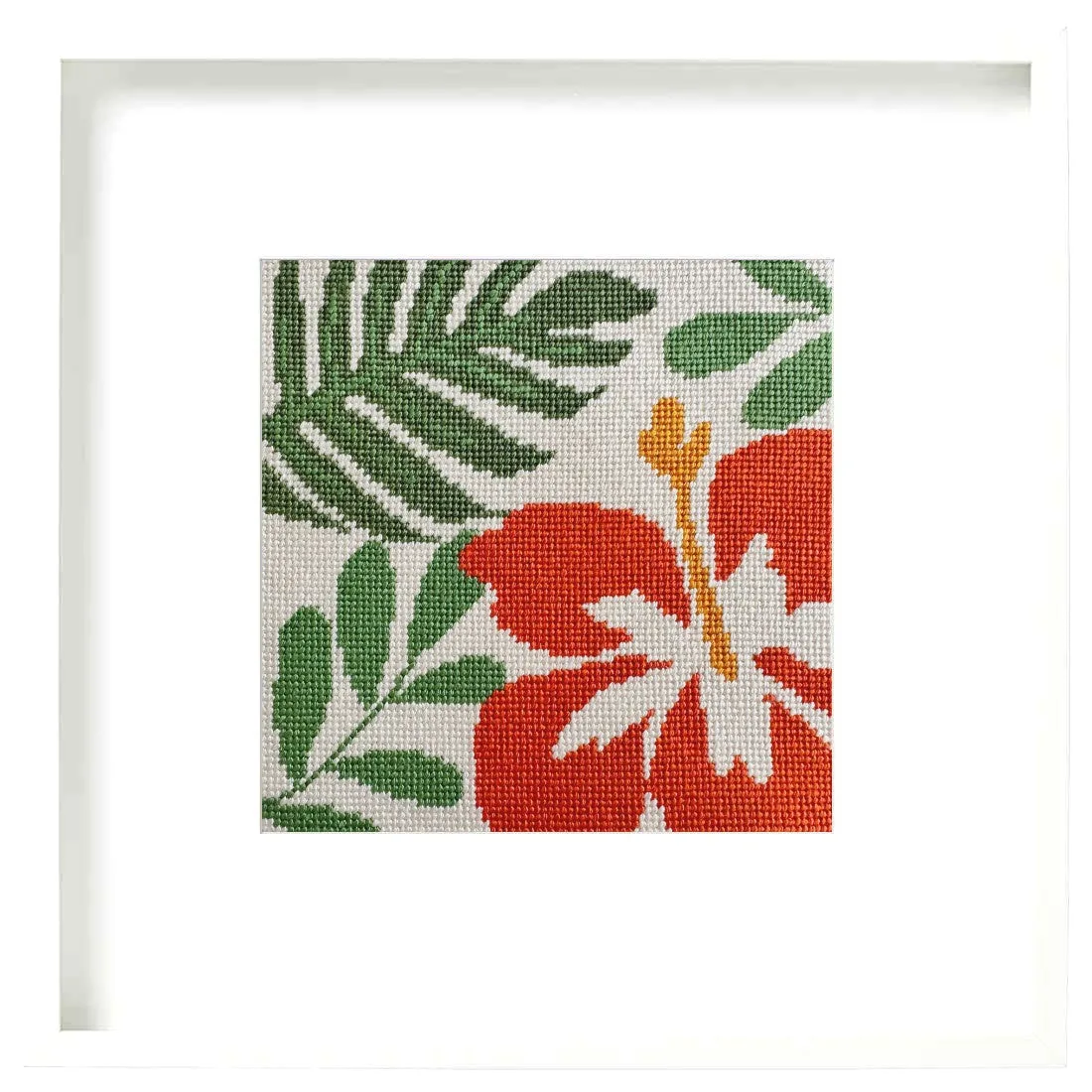Tropical Flora Needlepoint Kit