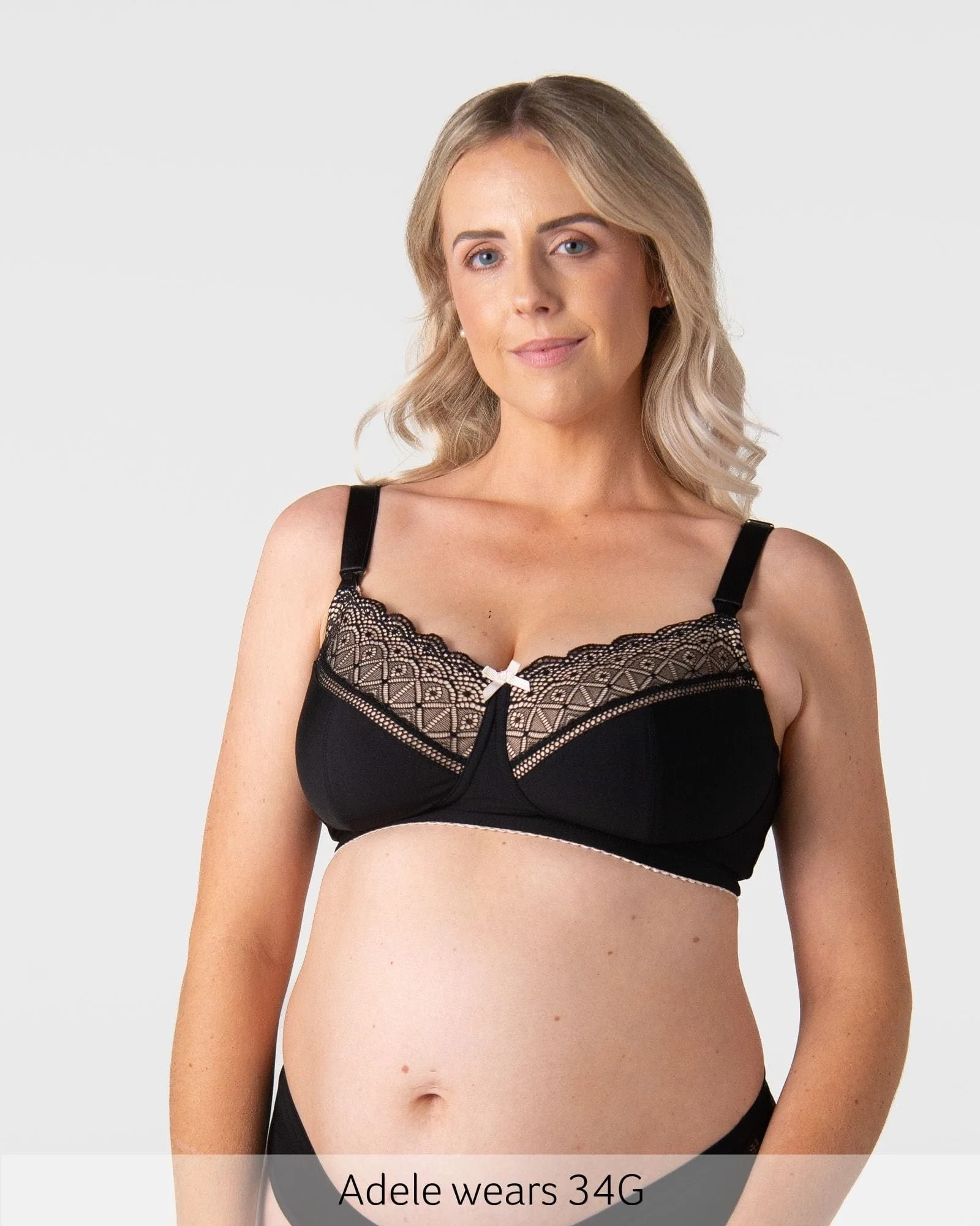 Show Off Full Cup Nursing Bra - Black