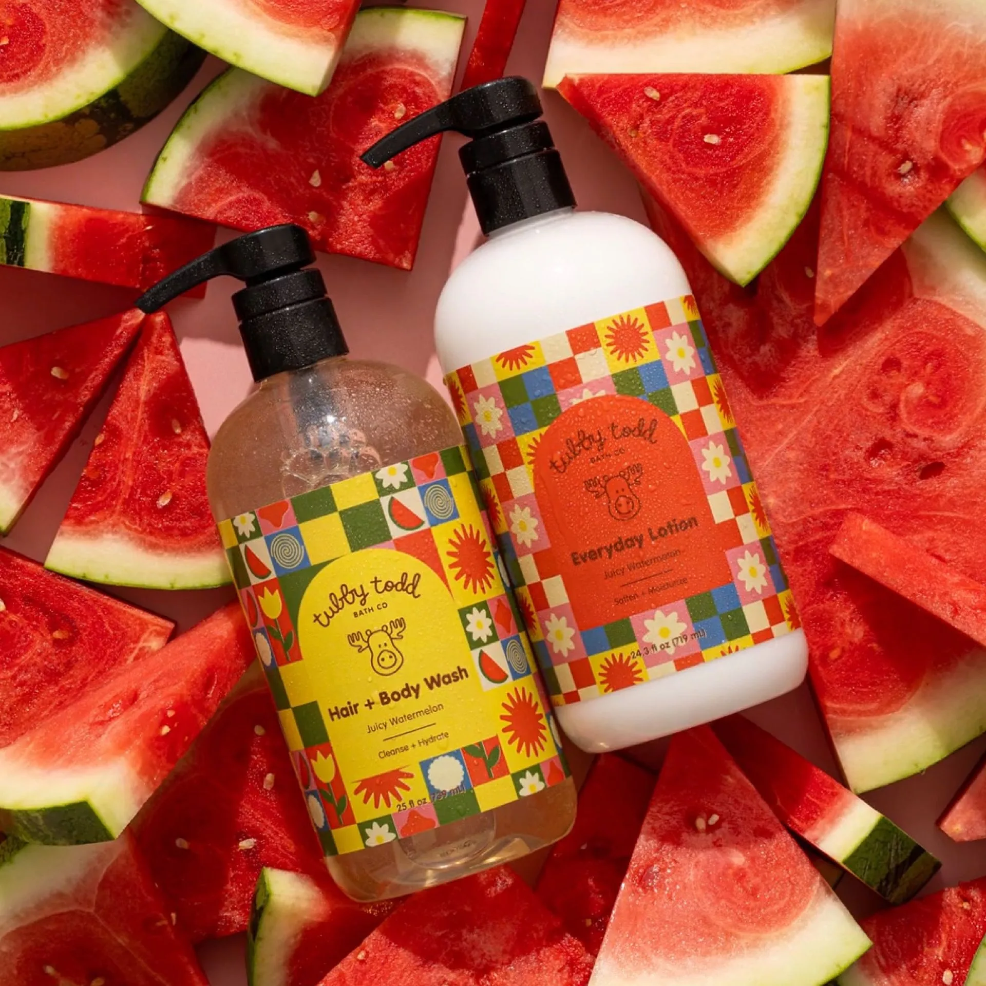 Saftig vattenmelon sommarkollektion för barn