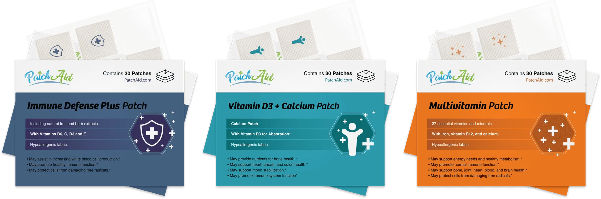 Pack de patchs santé femme