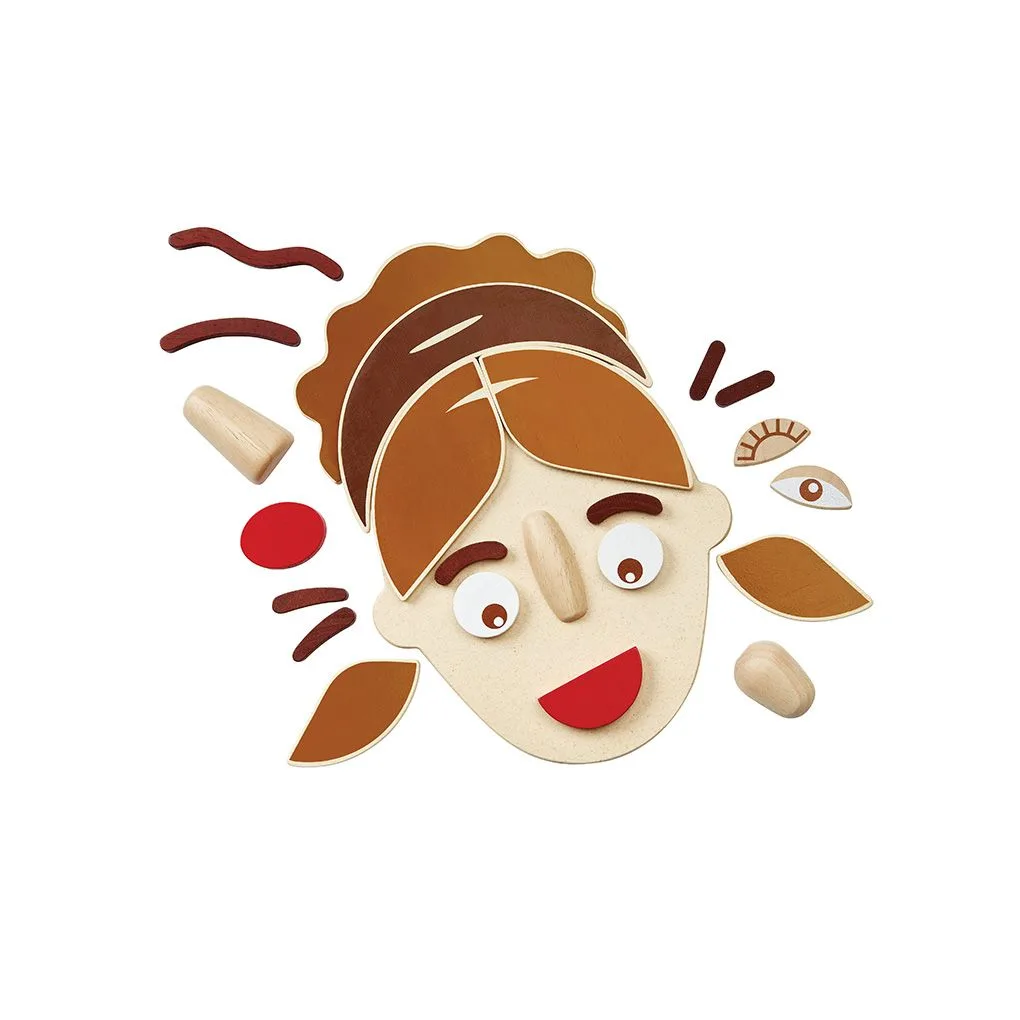 Puzzle Visage à construire : jeu créatif pour tout-petits