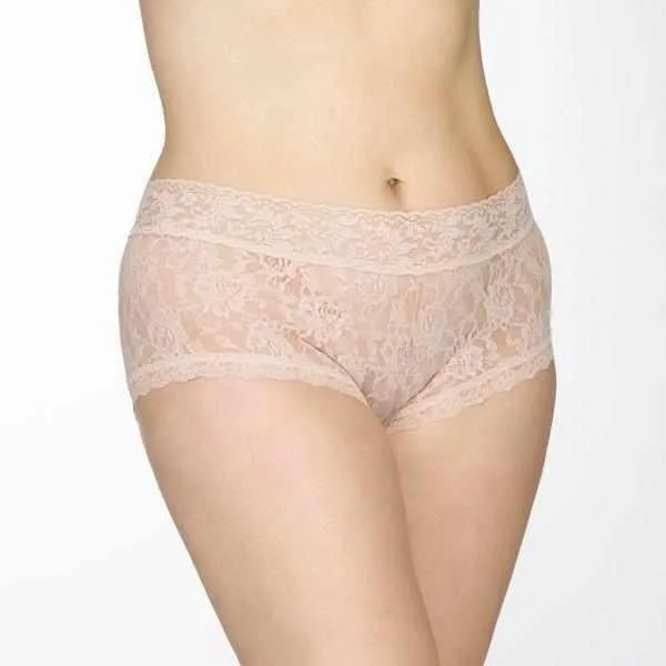 Plus Size Signature Lace® Boyshort Chai Sale
