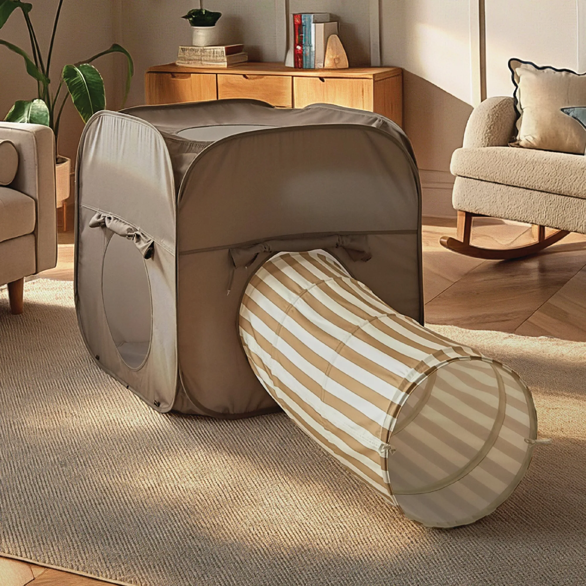 Come montare un tunnel da gioco pieghevole per bambini piccoli