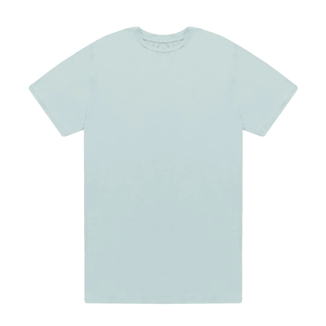Blue Surf Bamboo Tee Sizing and Fit Guide