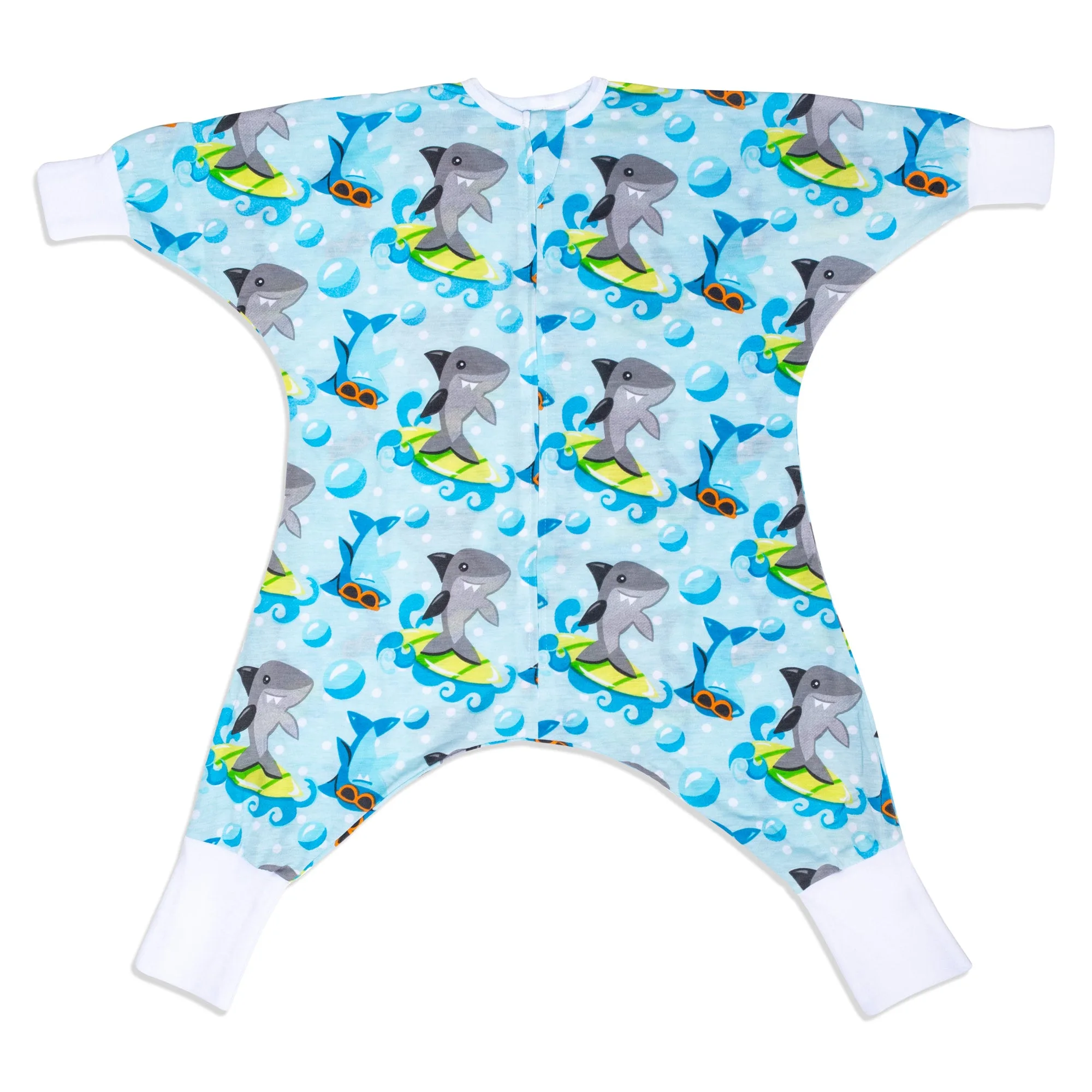 Sleeping Baby Surfing Sharks Flying Squirrel Pajama