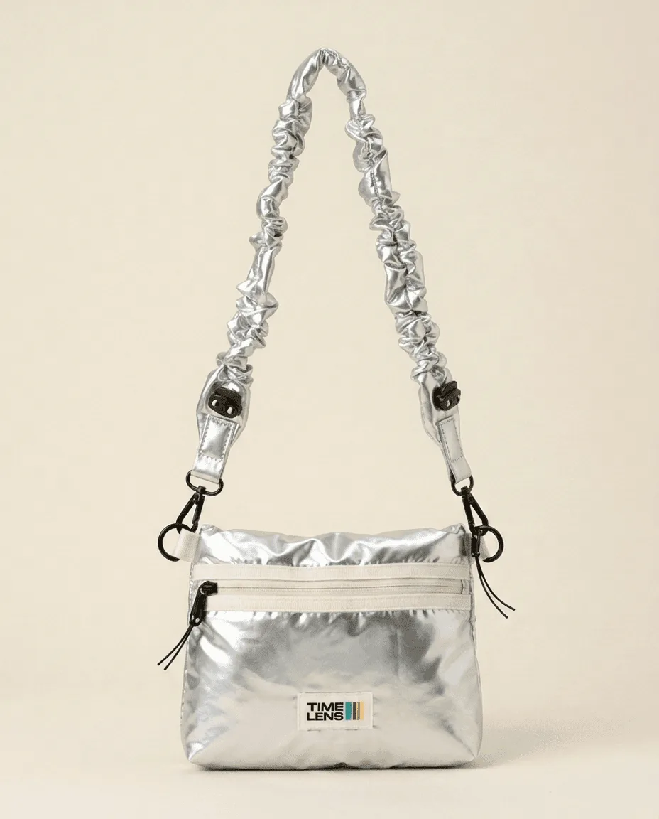 Sacoche 80's Silver
