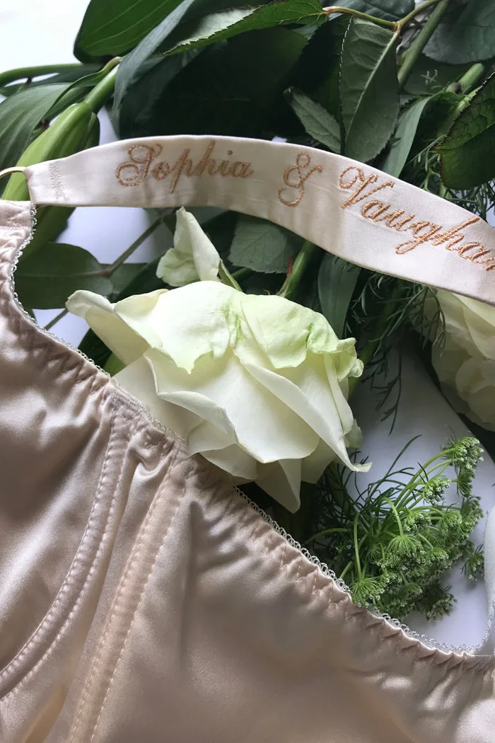 Personalización del tirante del sujetador