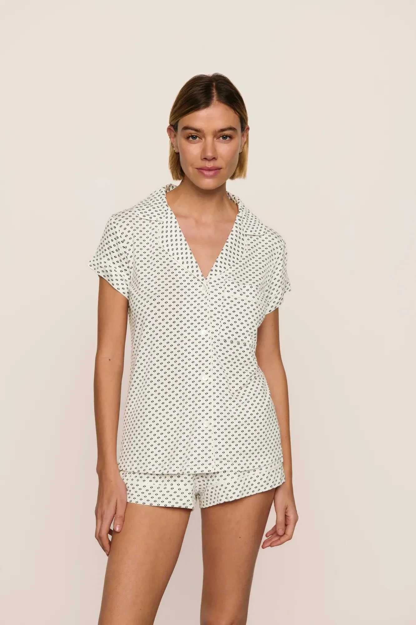 Gisele Printed TENCEL™ Modal Shortie Short PJ Set