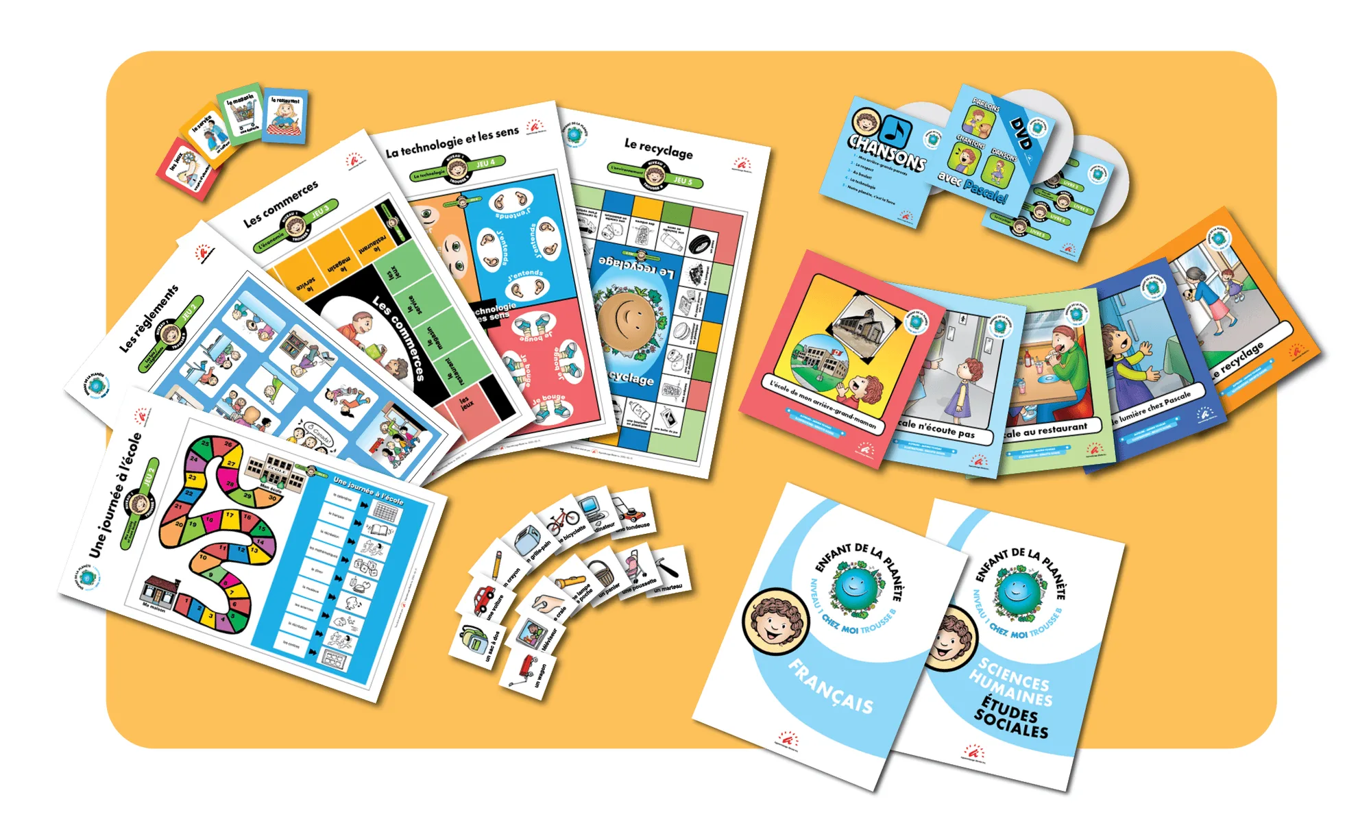 Enfant de la planète - Level 1 Kit B: Ma communauté : aujourd'hui, autrefois