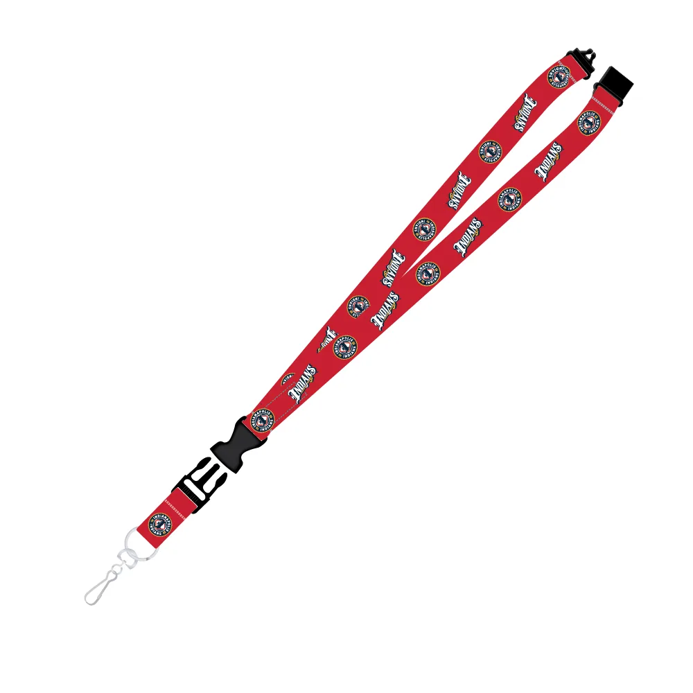Indianapolis Indians Red Keychain Lanyard