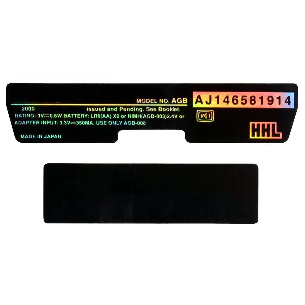 Game Boy Advance Sticker vervangen – handleiding