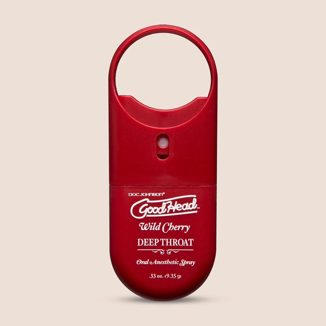 Goodhead™ Deep Throat Spray To Go | flavored throat desensitizer
