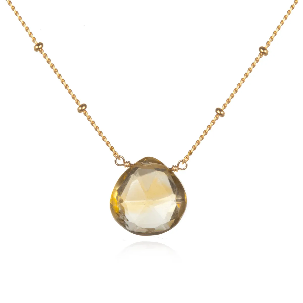 Collier Citrine Plus Brillant que le Soleil