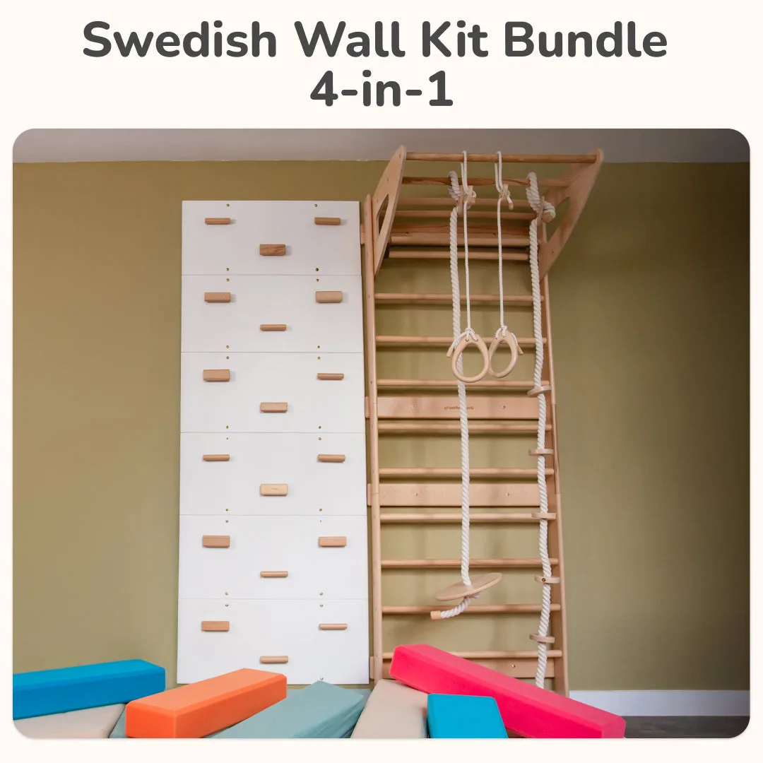 4-in-1 Schweden-Wand-Set für das Spielzimmer