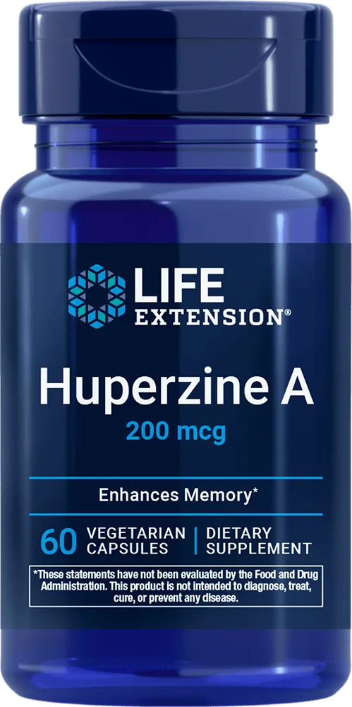 Huperzine A, 200 mcg, 60 vegetarian capsules