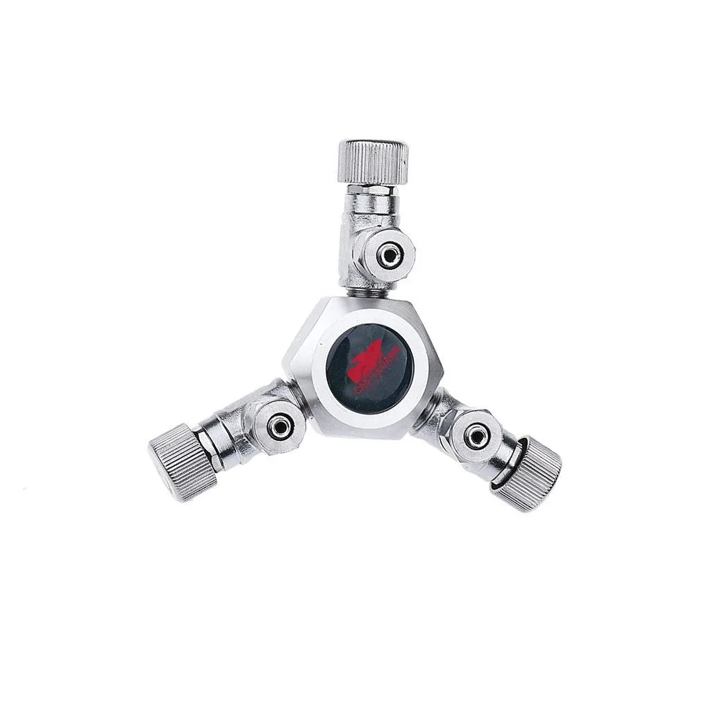 CO2 Splitter – 3-Way Needle Valve with FREE Extension Rod