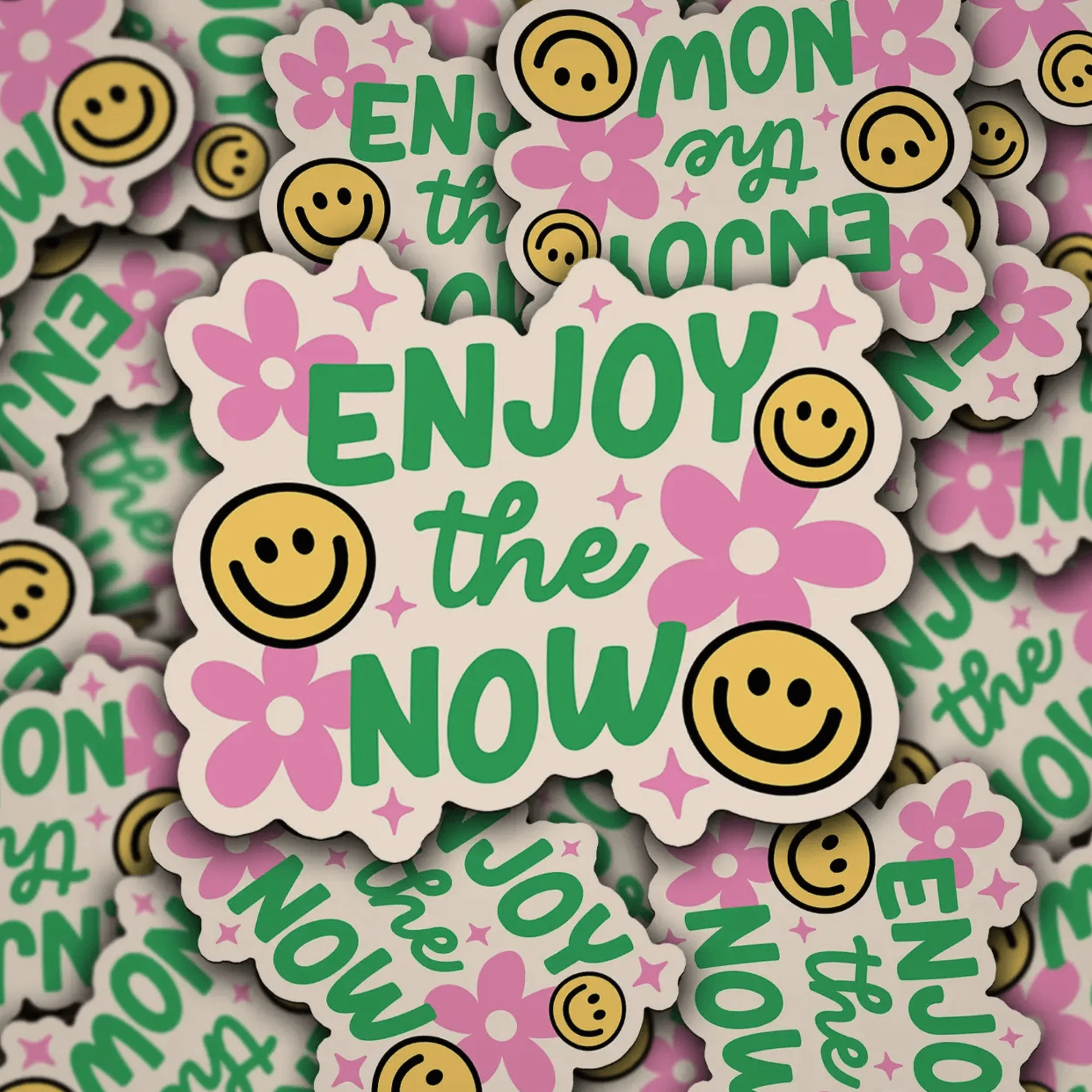 Enjoy the Now Little Reminder Waterproof Vinyl Sticker