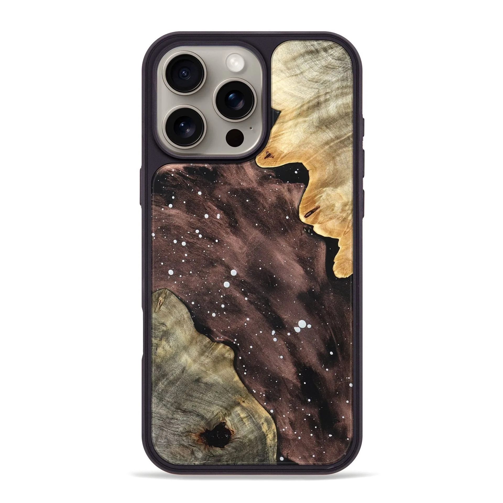 iPhone 16 Pro Max Wood Phone Case - David (Cosmos, 824036)