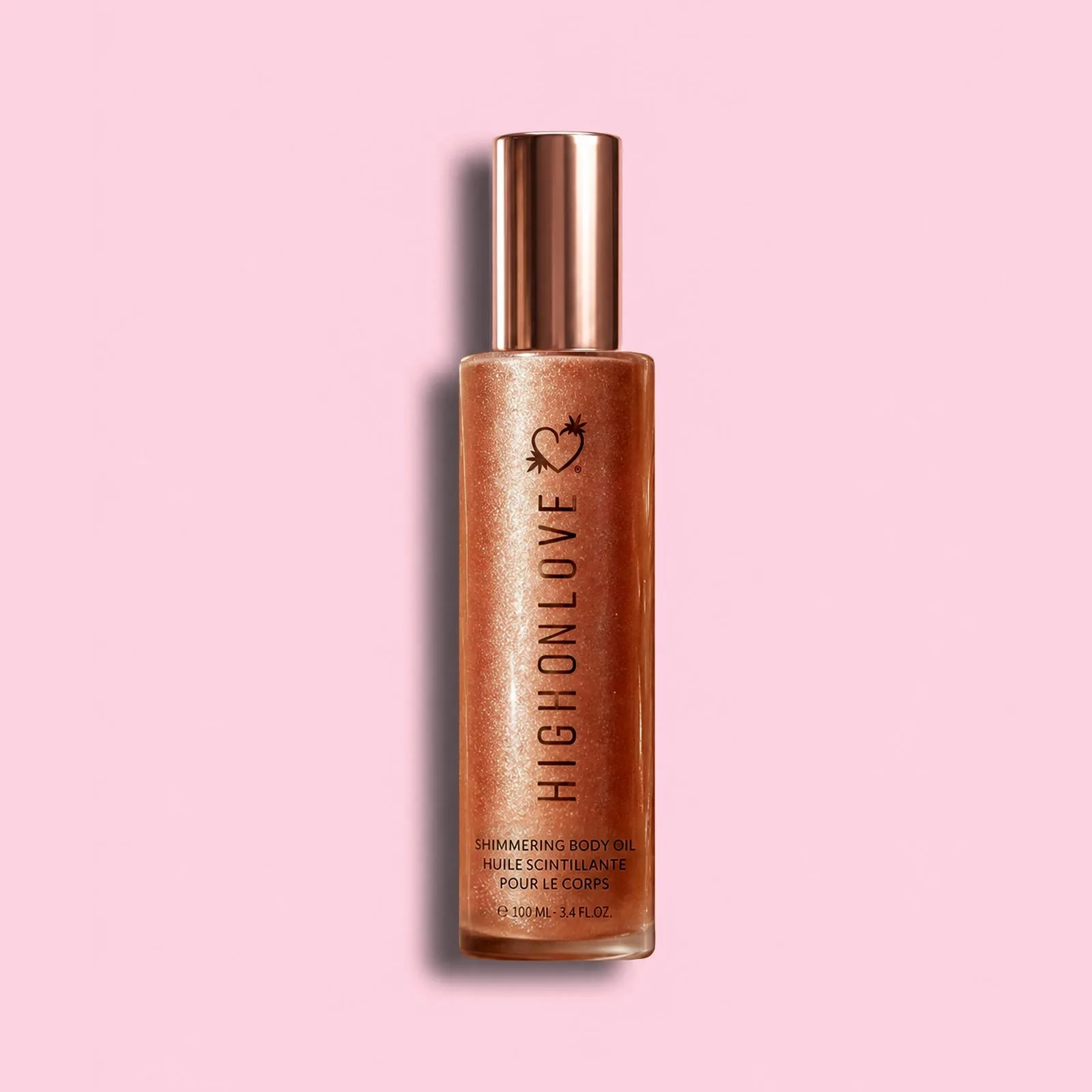 Skinnende body oil