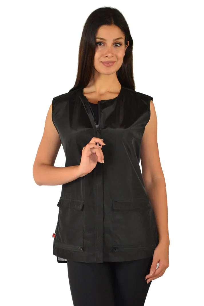 Ladies Black Waterproof Mesh Back Vest