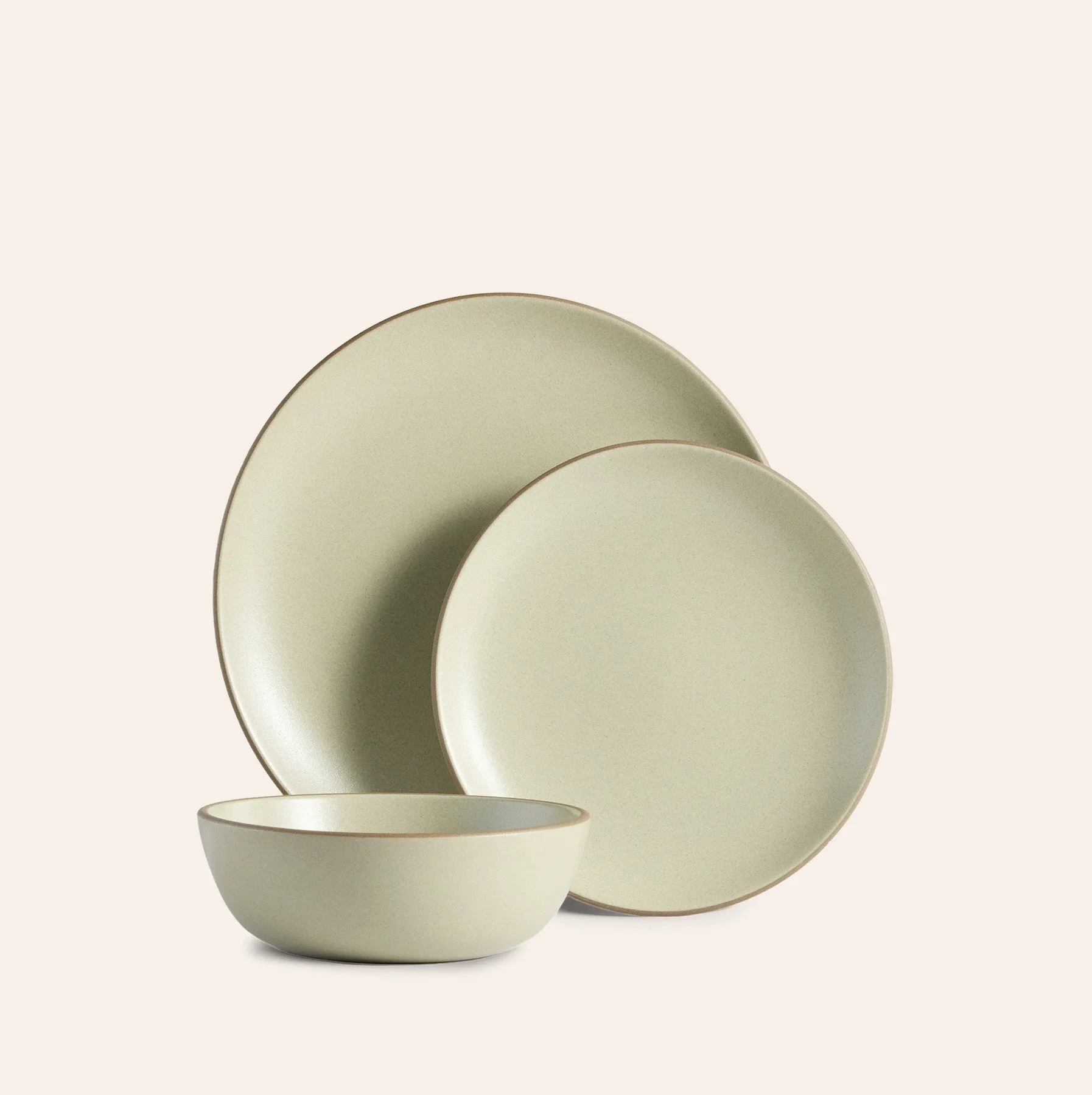 Sage 3-Piece Dinnerware Set