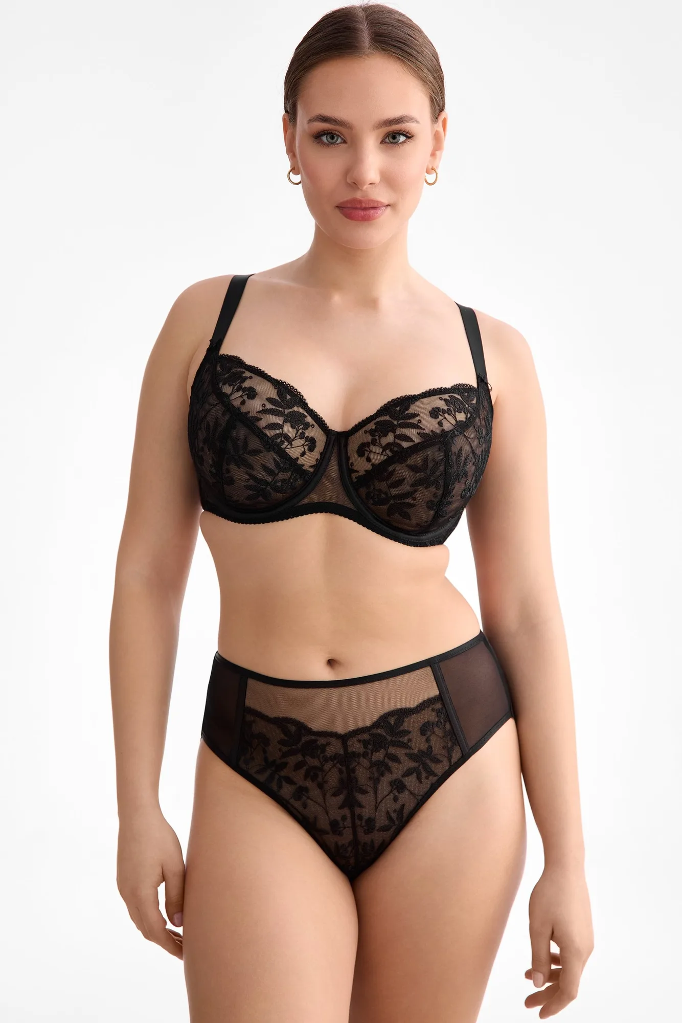 Biustonosz Fiora czarny B161 Soft