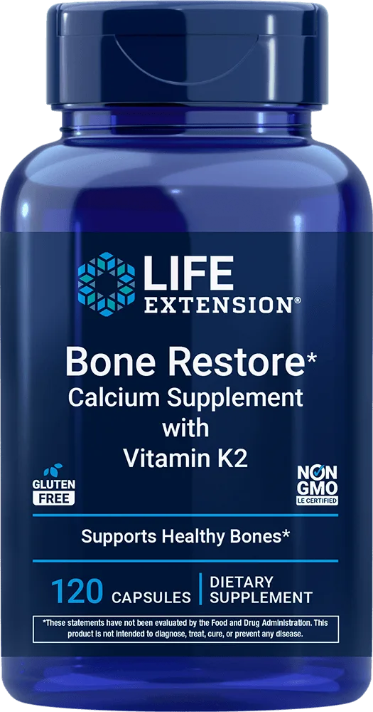 Bone Restore with Vitamin K2, 120 capsules