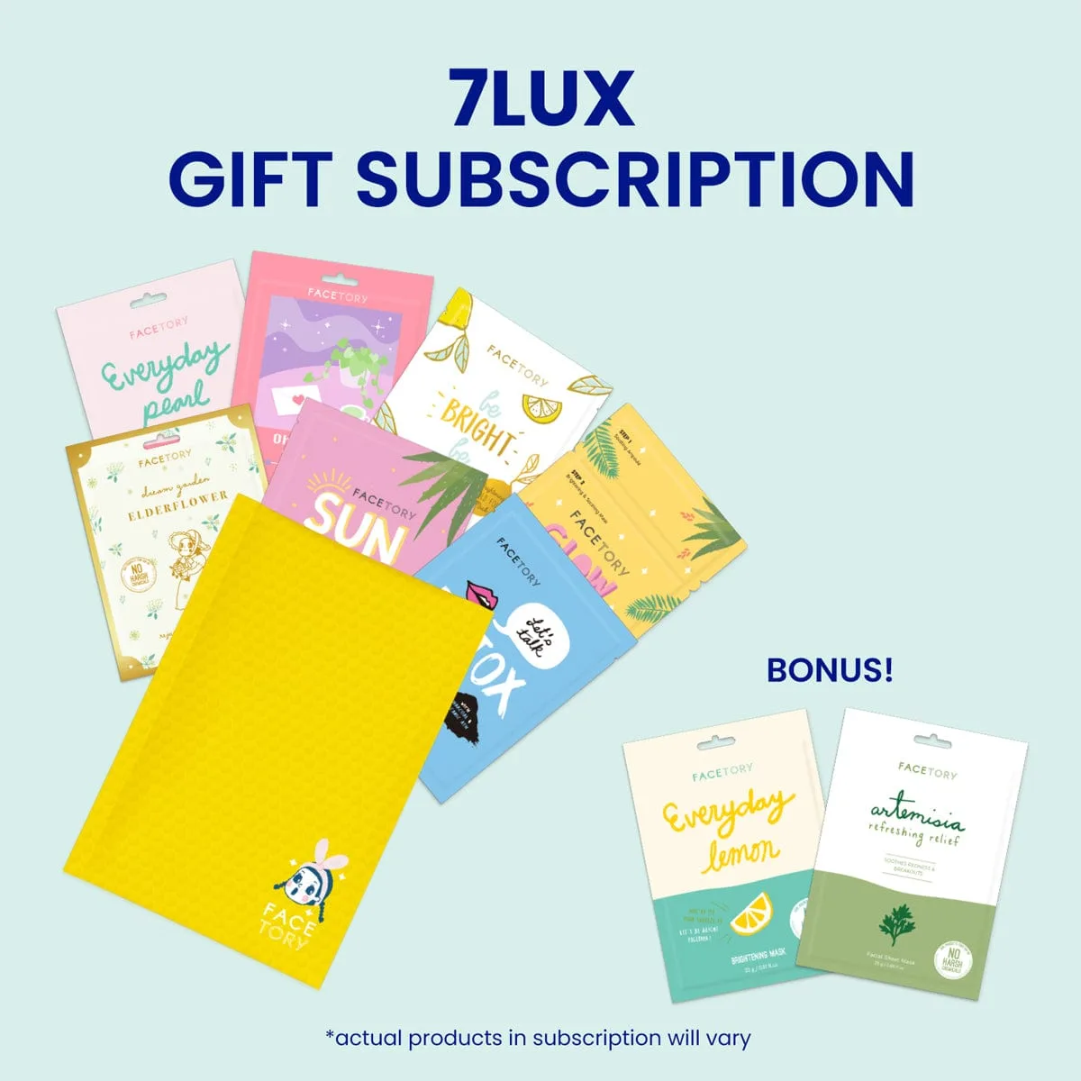สมัครสมาชิกของขวัญ 7 Lux เทียบกับกล่องครั้งเดียว: ความคุ้มค่า