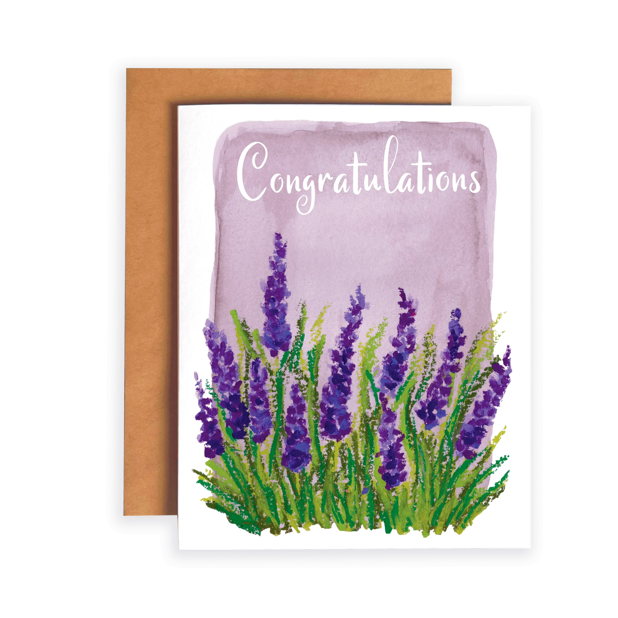 Congratulations Lavender | Greeting Card