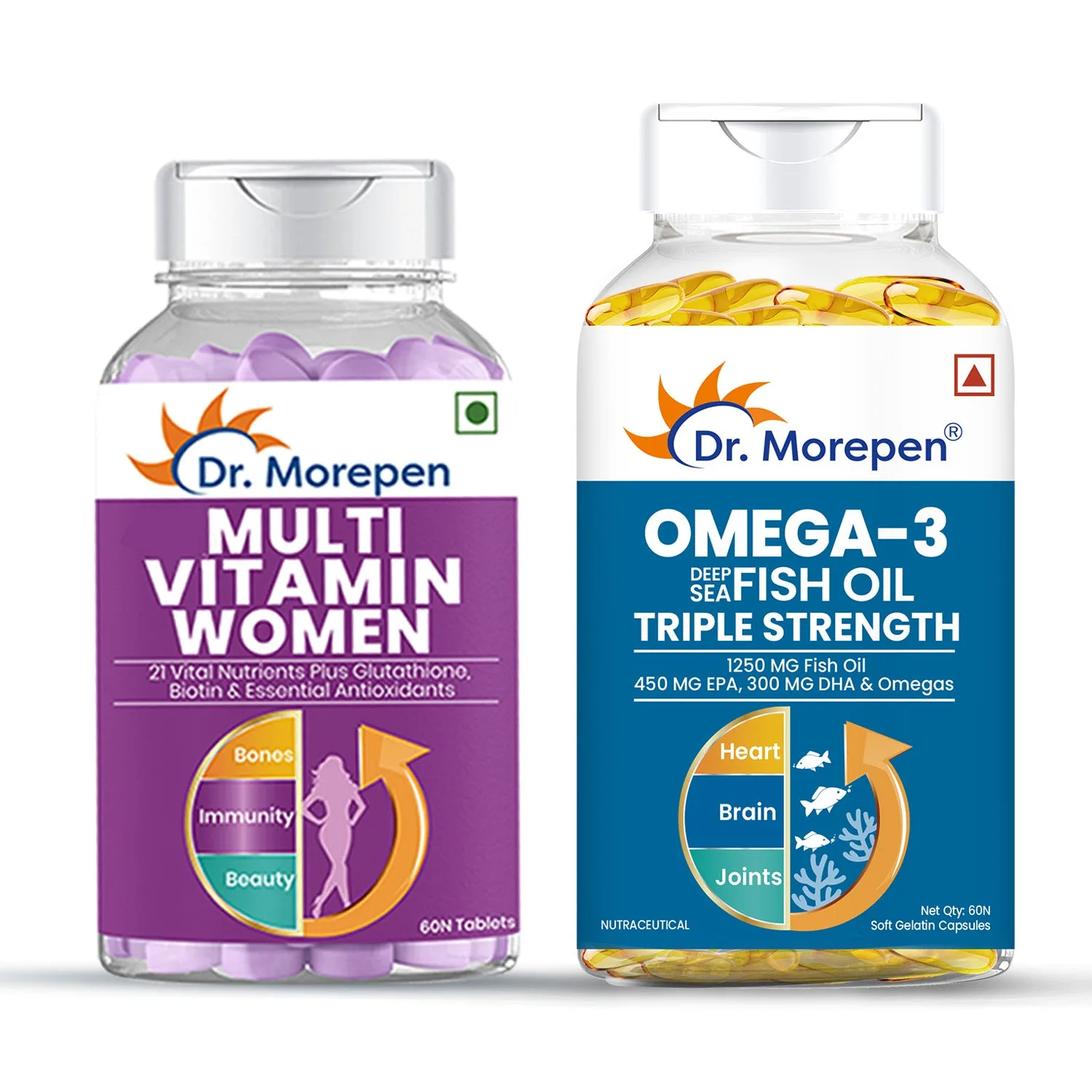 Omega-3 1250mg Deep Sea Fish Oil Triple Strength