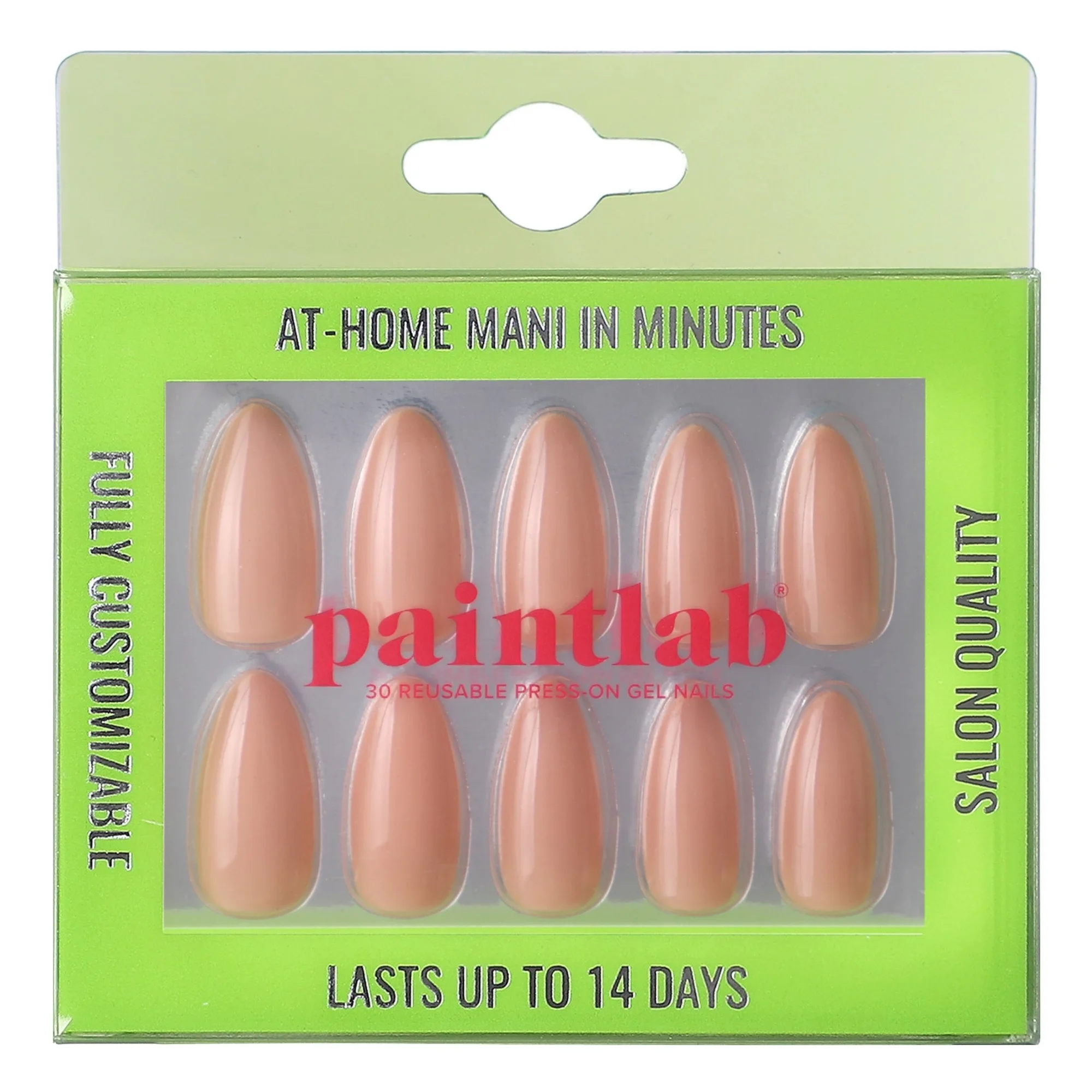 Nude 2 Almond Press-On Nails