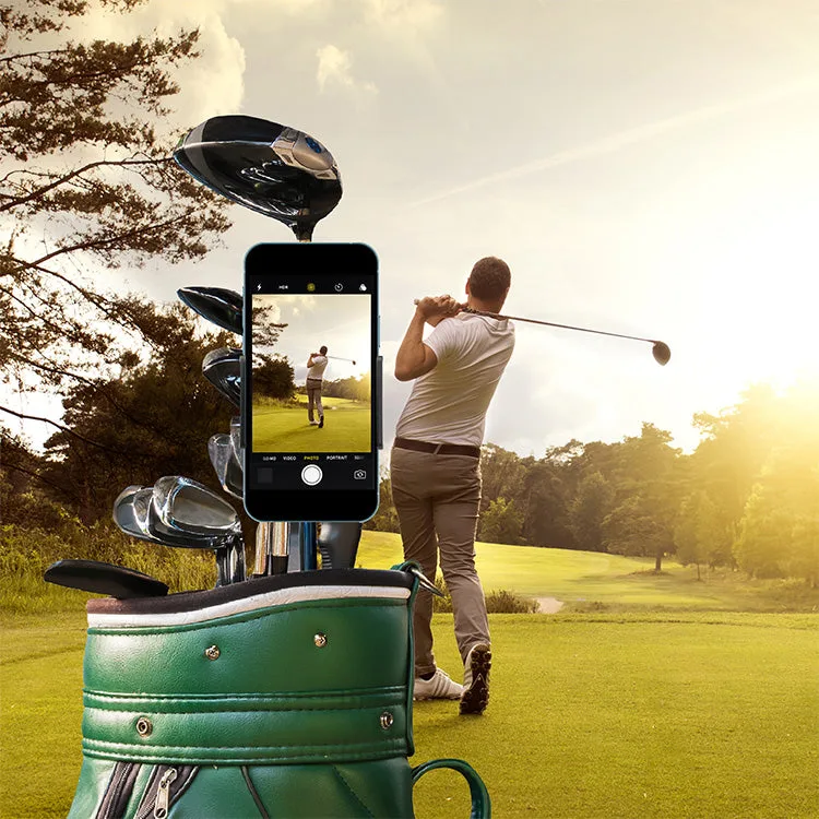 Como usar um clipe selfie de golfe para fotos do campo