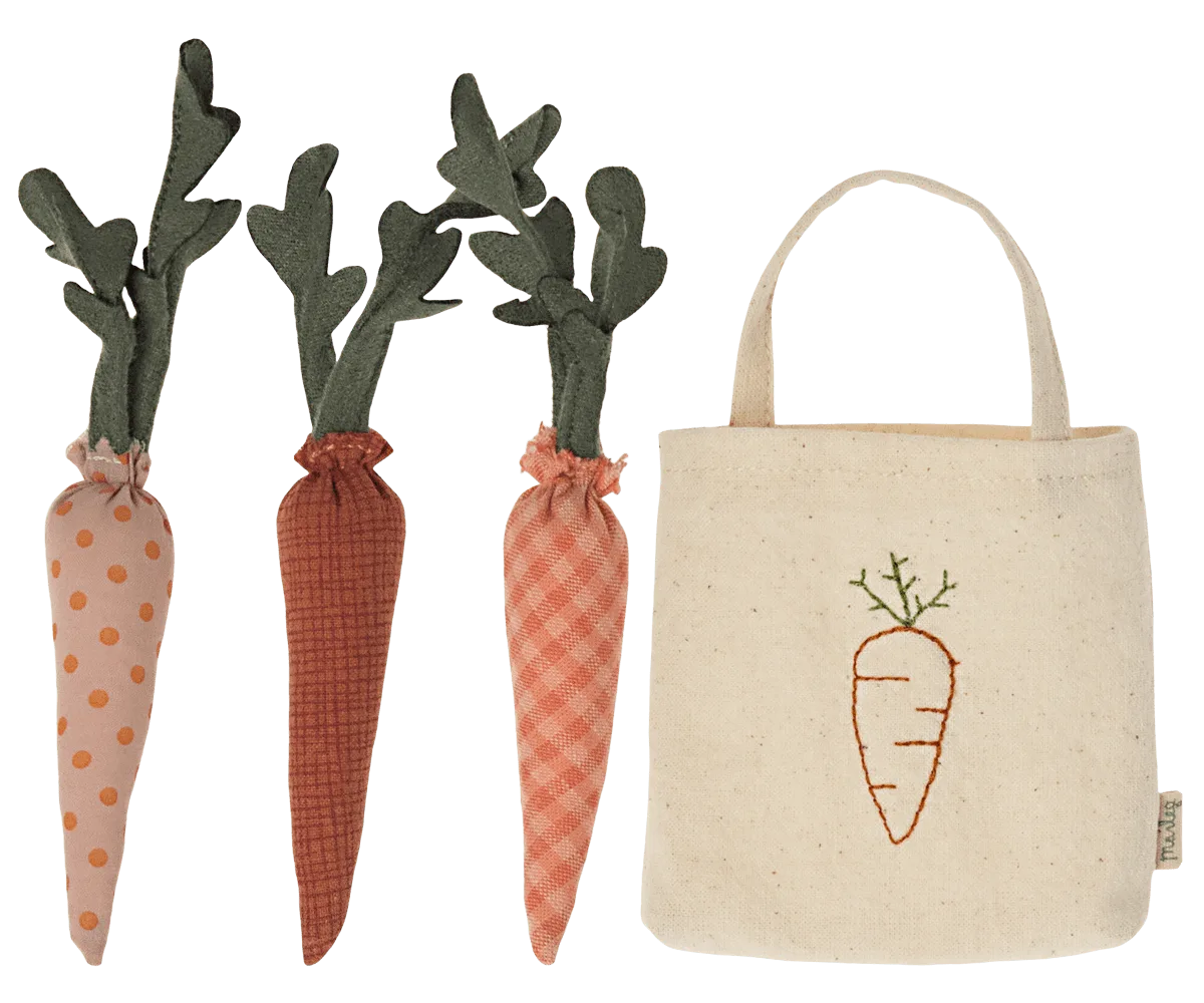 Carrots in Shopping Bag