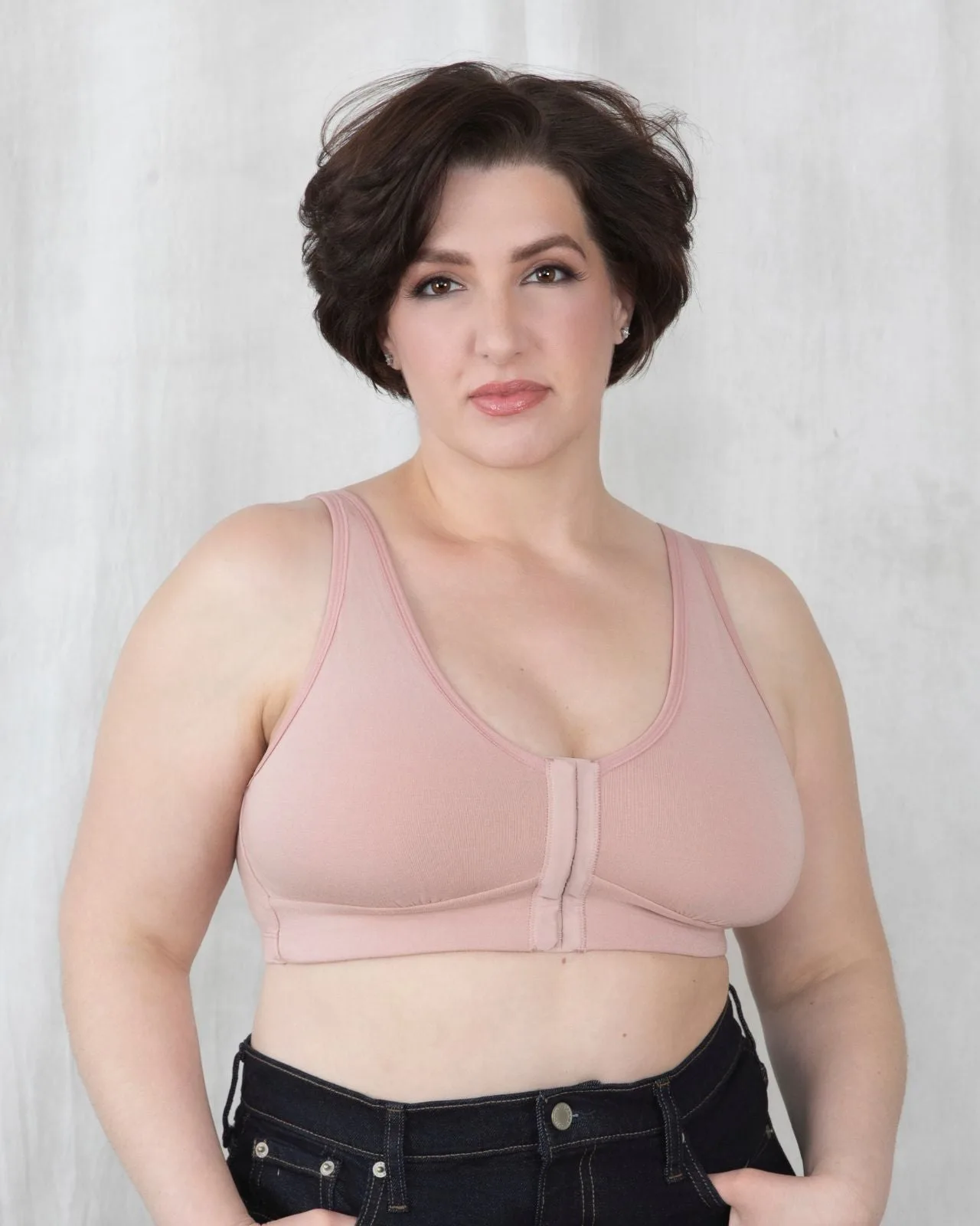Reggiseno Rora con chiusura frontale e tasche