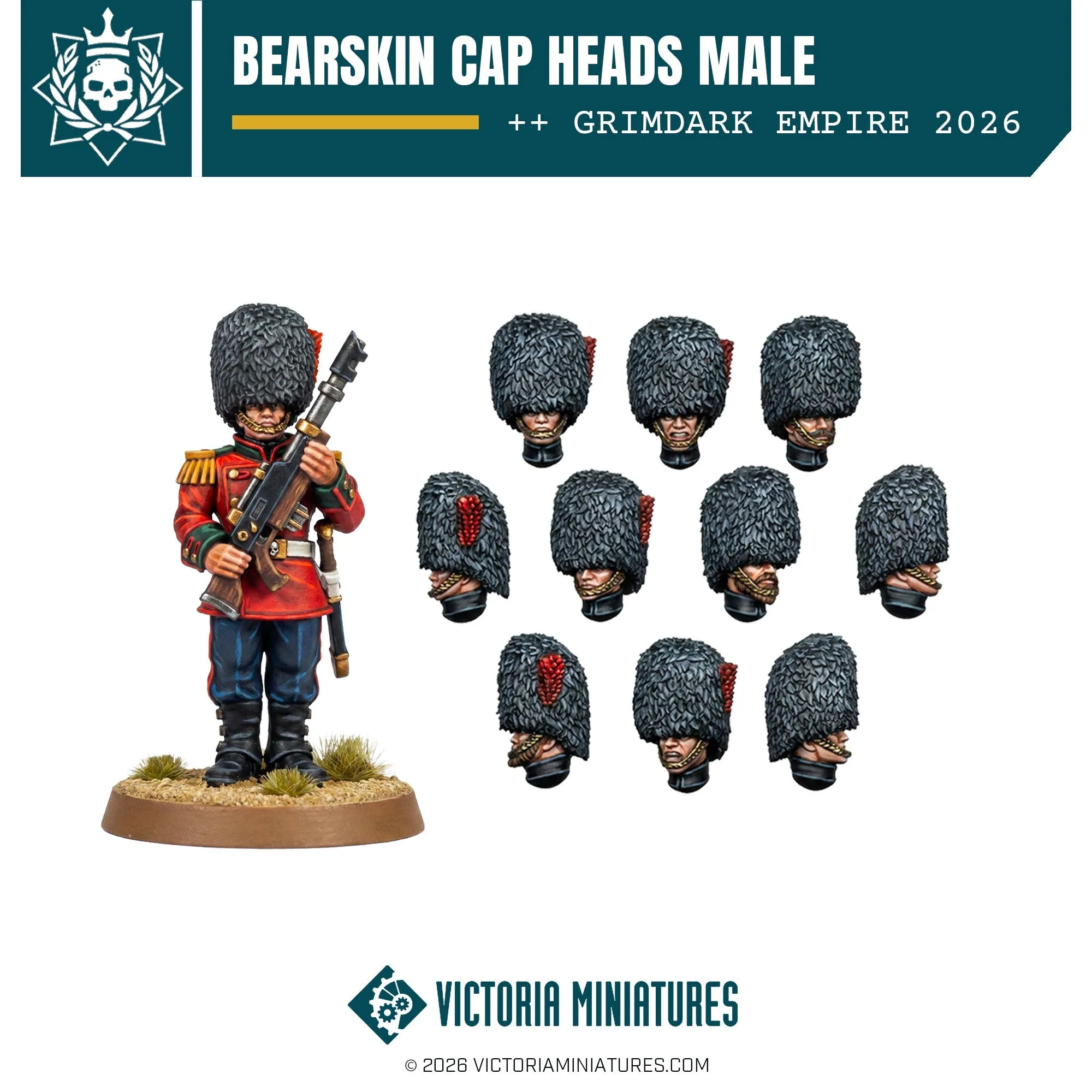 Bearskin Cap Heads: Fitting & Painting Tips
