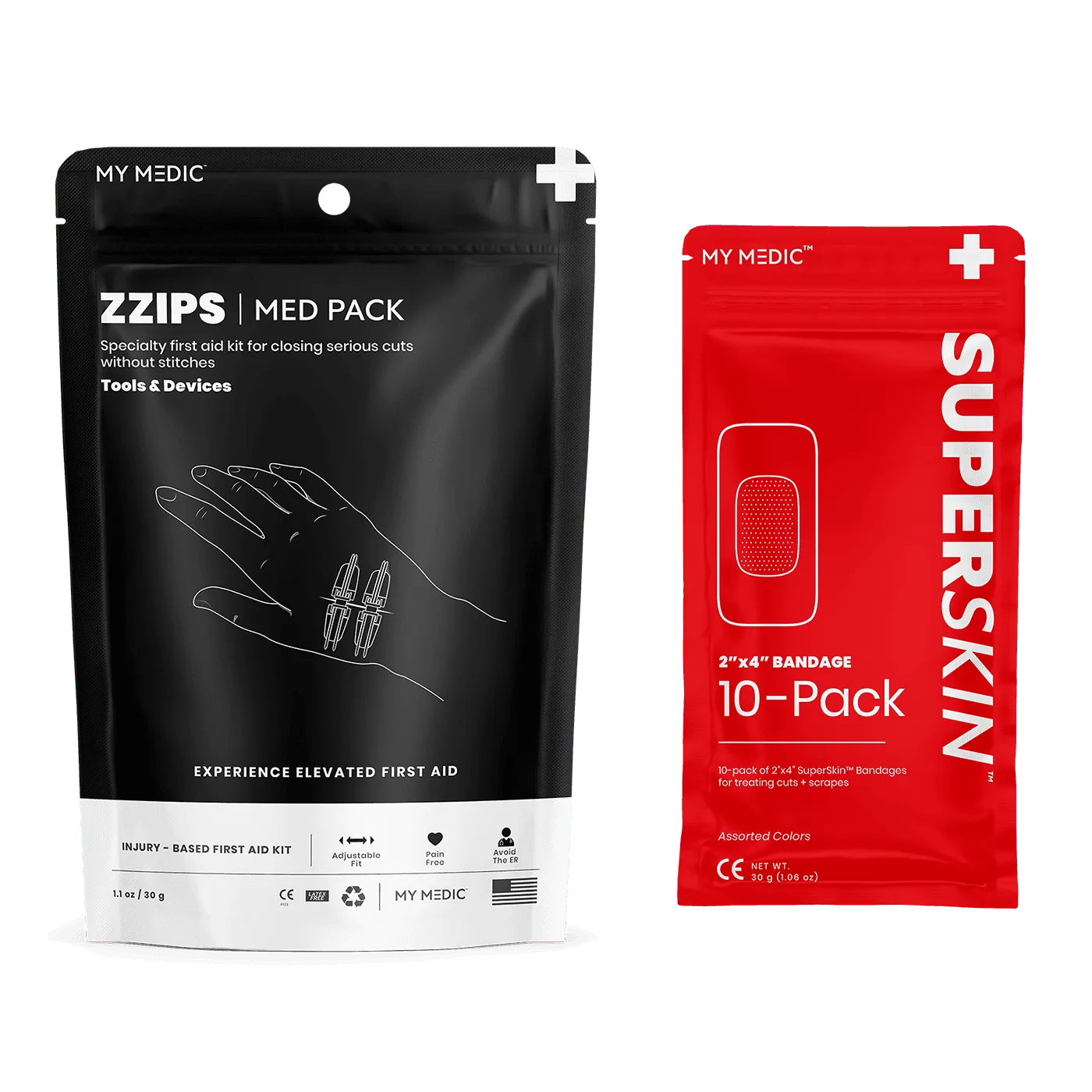 SuperSkin + ZZIPS: Close Wounds Without Stitches