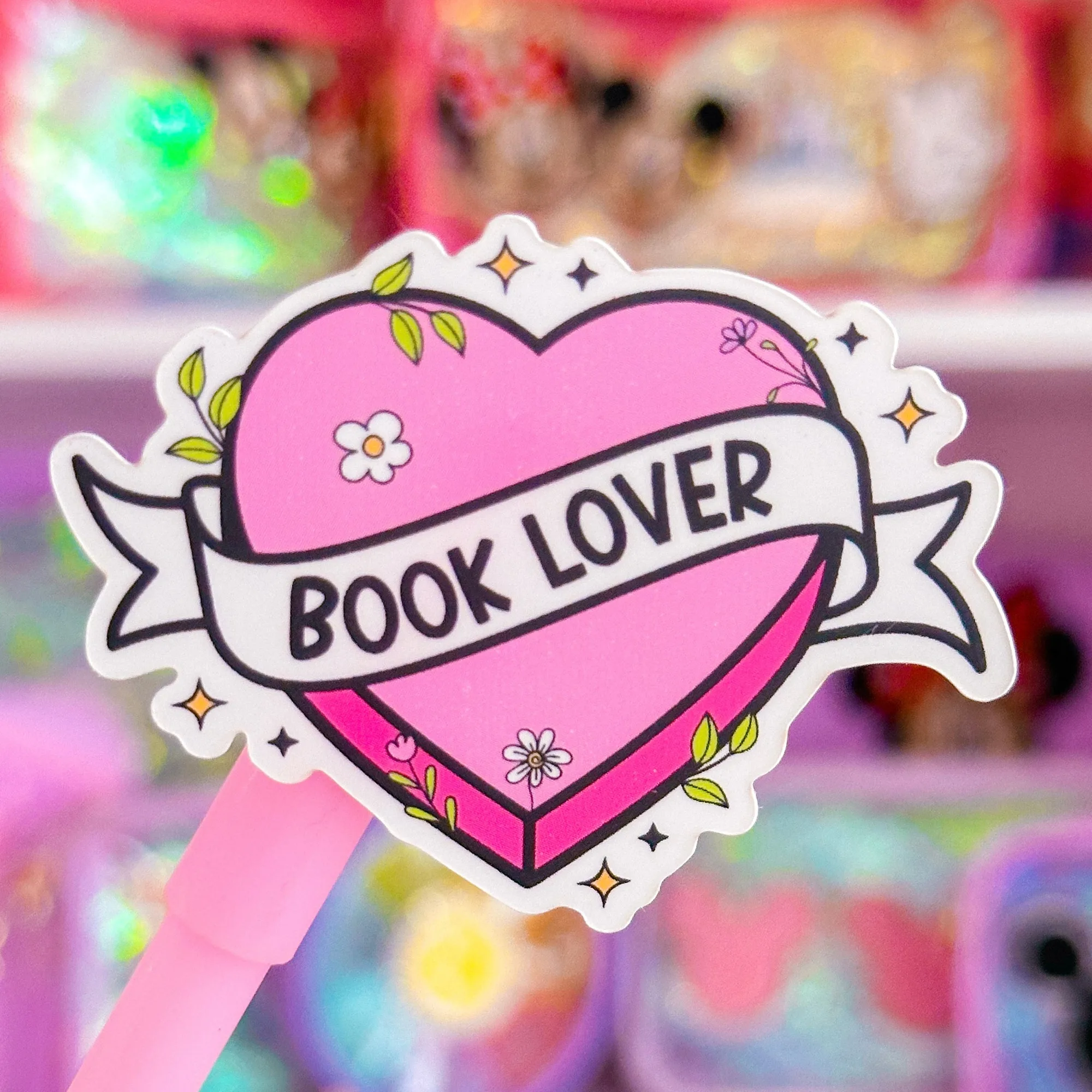 Waterproof Sticker - BOOKISH Books Lover Tattoo