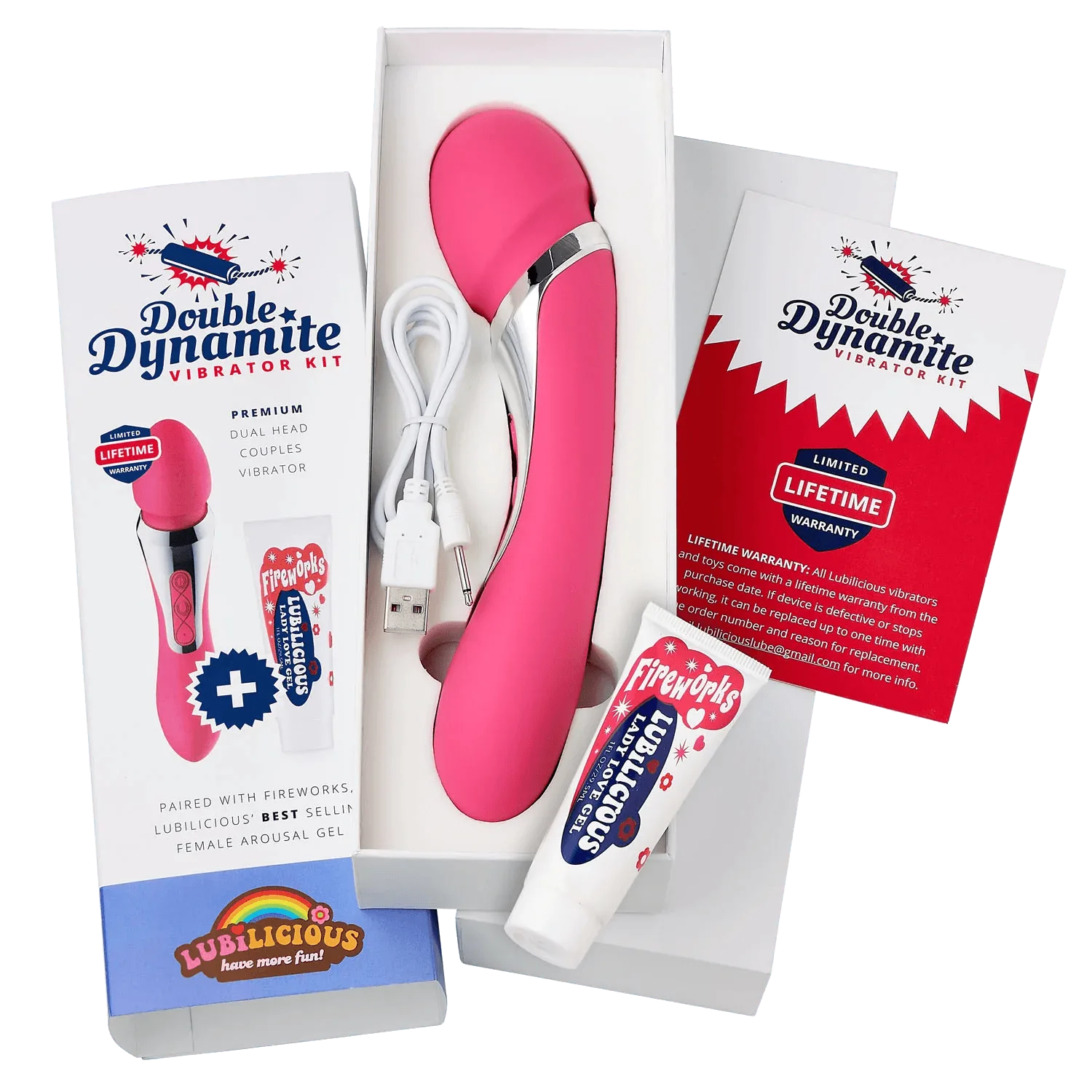 Kit vibromasseur Double Dynamite