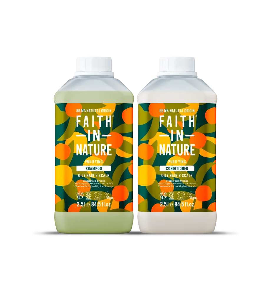 How to Refill 2.5L Grapefruit & Orange Shampoo and Conditioner